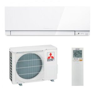 Ensemble climatisation Murale Mitsubishi MSZ-EF25VGK (Blanc Pur)