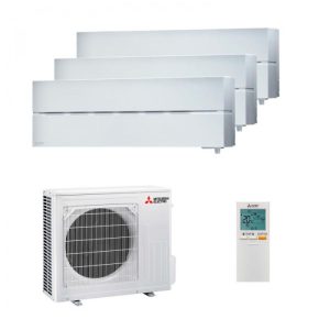Ensemble climatisation Murale Mitsubishi 3 pièces (MXZ-3F68VF x1 + MSZ-LN25VG x2 + MSZ-LN35VG x1)