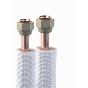Tube de cuivre isolé 3/8 5/8 Avec Dudgeons - 5 ML Votre climatisation de grande marque au meilleur prix climatisation.en.ligne.com