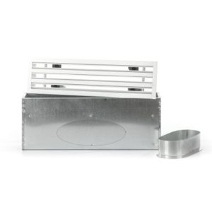 Pack grille + plénum à  3 fentes 500mm bord 22mm