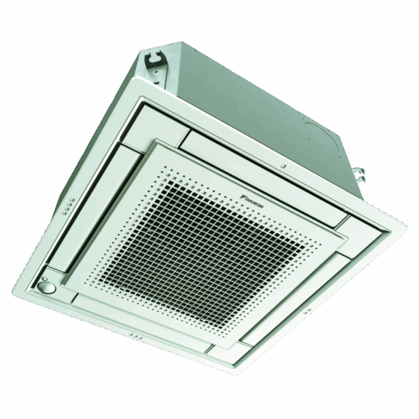 Unité intérieure Daikin FFA35A9 – Cassette 4 voies 600x600 Daikin + Facade BYFQ60CW 